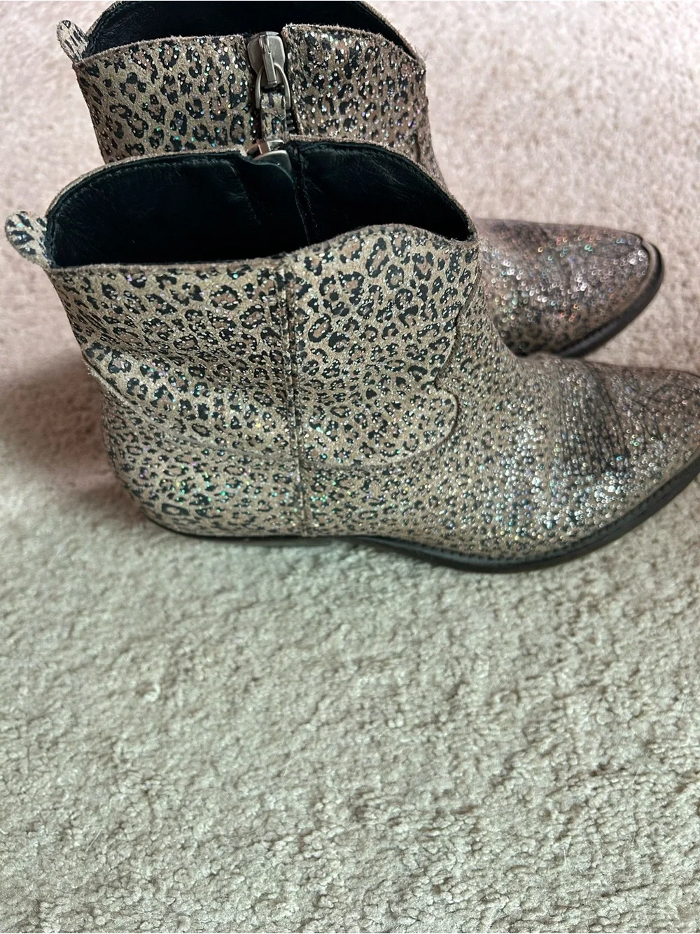 Golden Goose Animal Print Boots